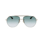 Victoria Beckham Gold Metal Sunglasses - Zeiniez