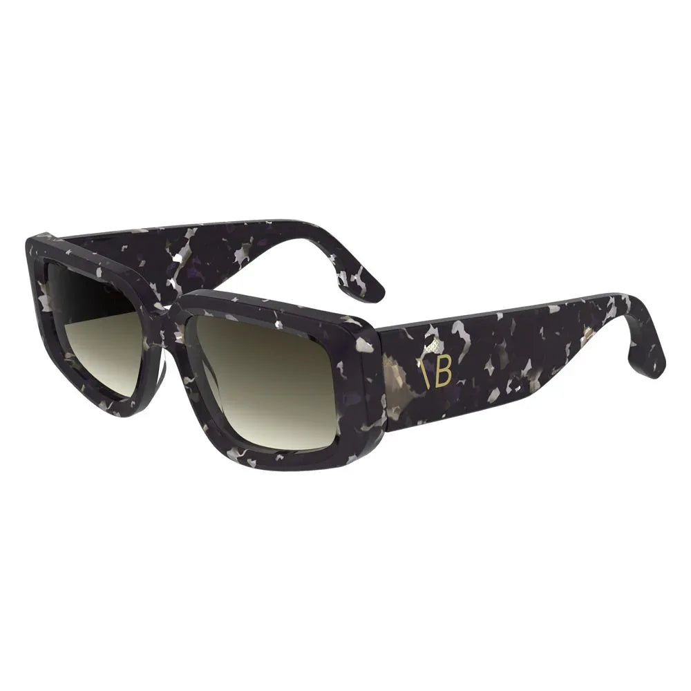 Victoria Beckham Black Acetate Sunglasses - Zeiniez