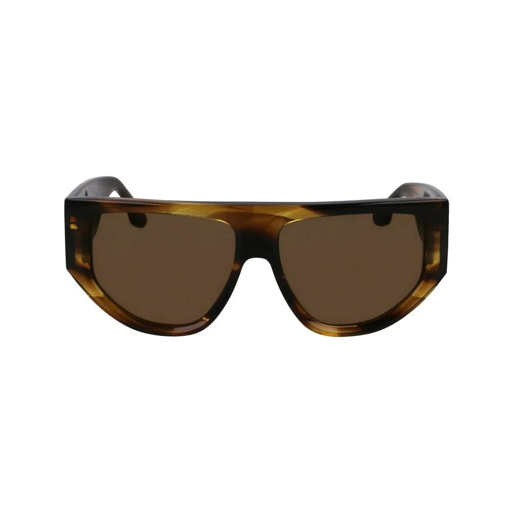 Victoria Beckham Brown Acetate Sunglasses - Zeiniez