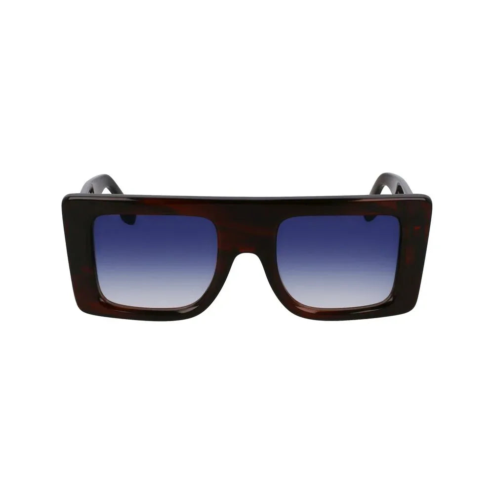 Victoria Beckham Brown Acetate Sunglasses - Zeiniez