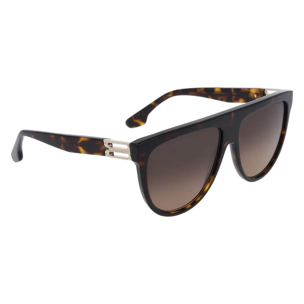 Victoria Beckham Brown Acetate Sunglasses - Zeiniez