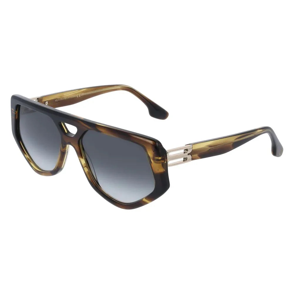 Victoria Beckham Brown Acetate Sunglasses - Zeiniez
