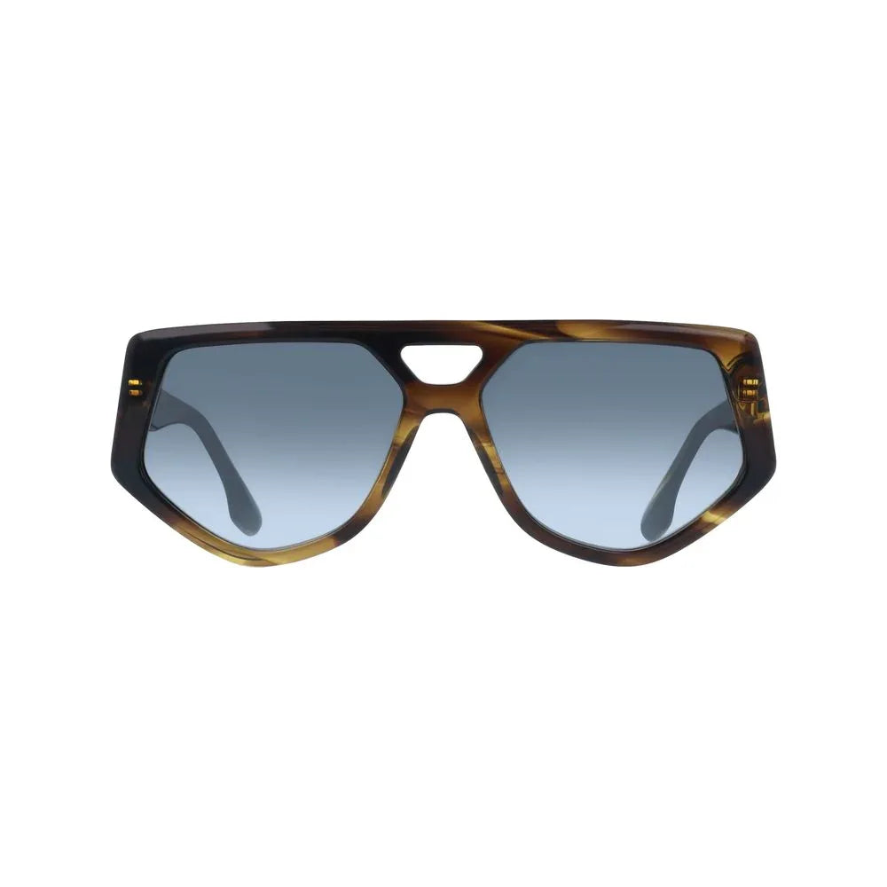 Victoria Beckham Brown Acetate Sunglasses - Zeiniez