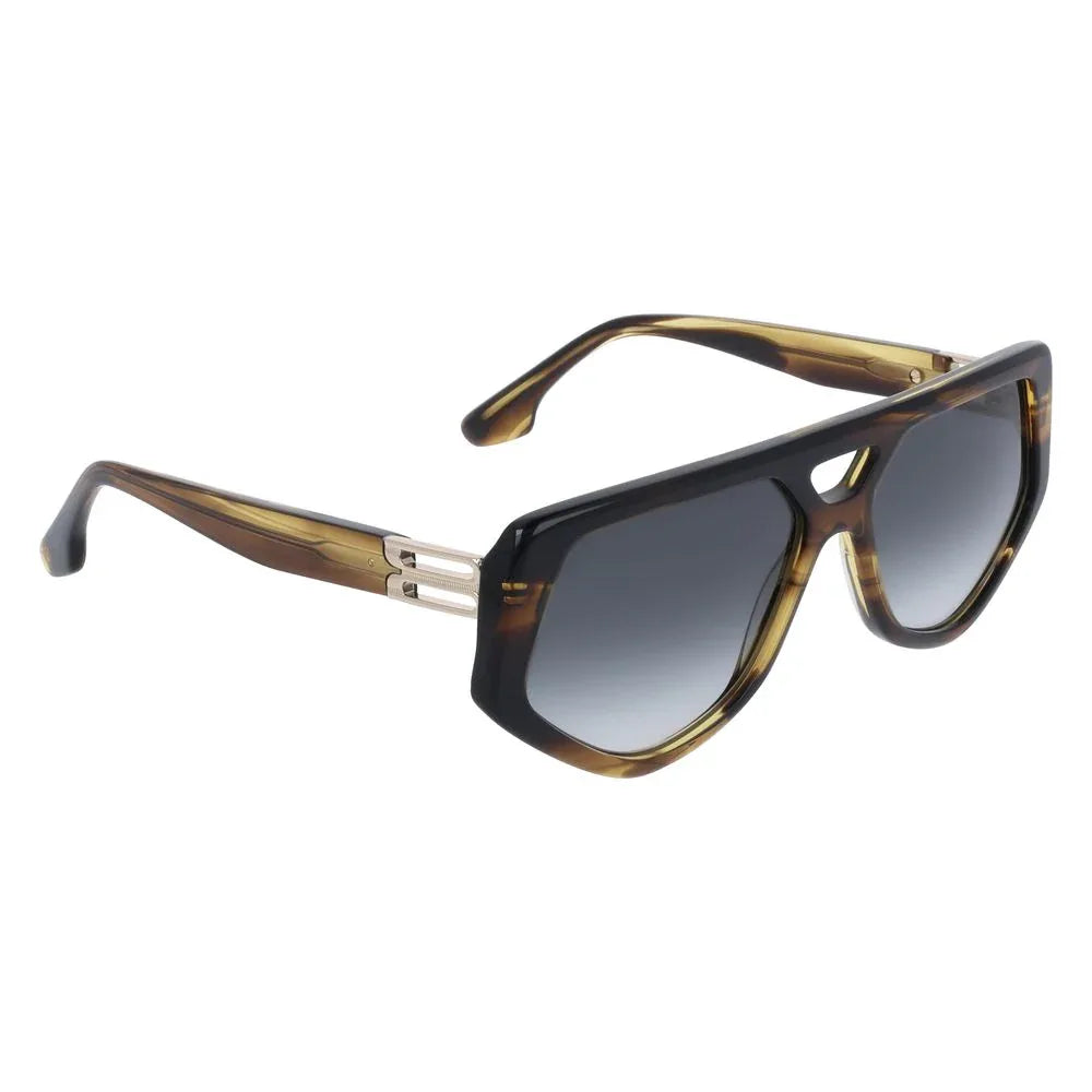 Victoria Beckham Brown Acetate Sunglasses - Zeiniez