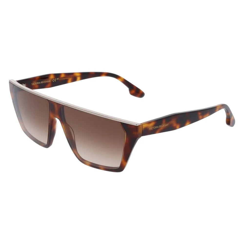 Victoria Beckham Brown Acetate Sunglasses - Zeiniez