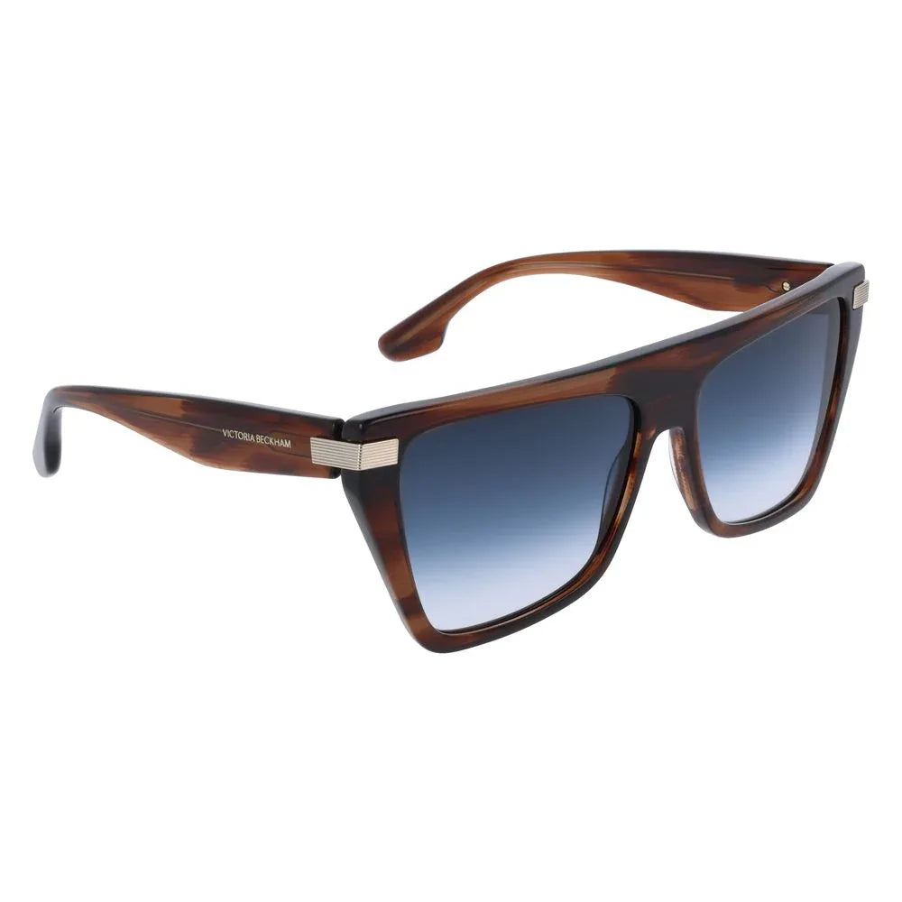 Victoria Beckham Brown Acetate Sunglasses - Zeiniez