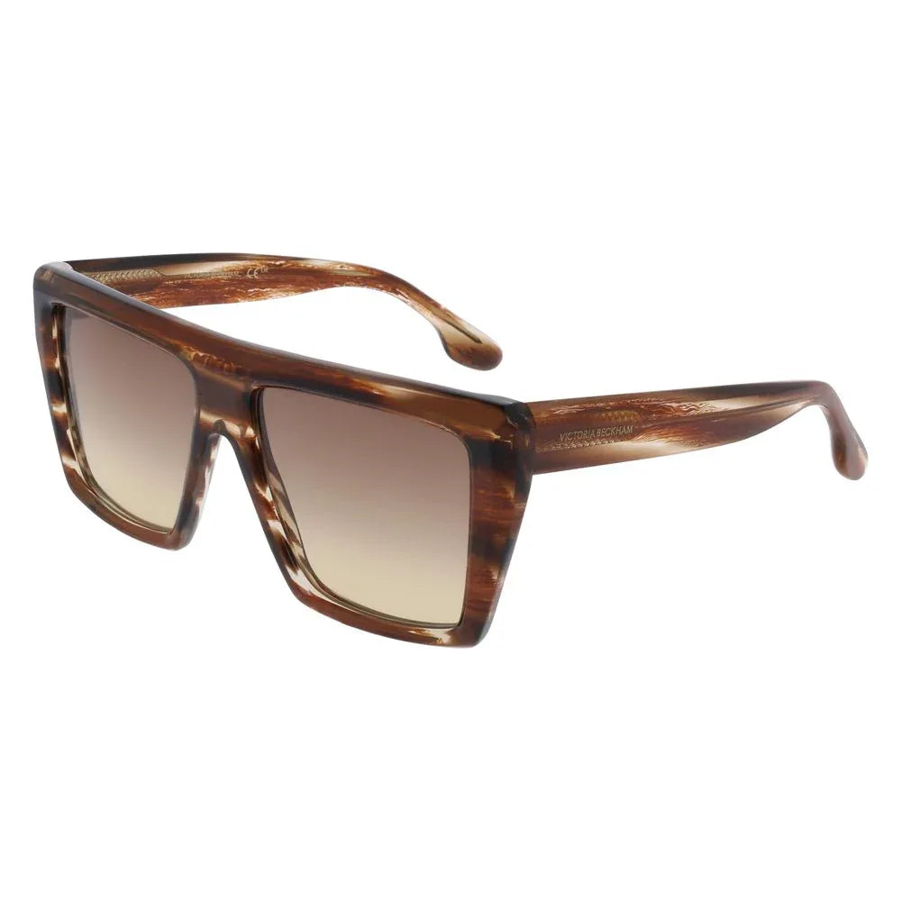 Victoria Beckham Brown Acetate Sunglasses - Zeiniez