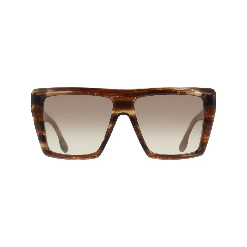 Victoria Beckham Brown Acetate Sunglasses - Zeiniez