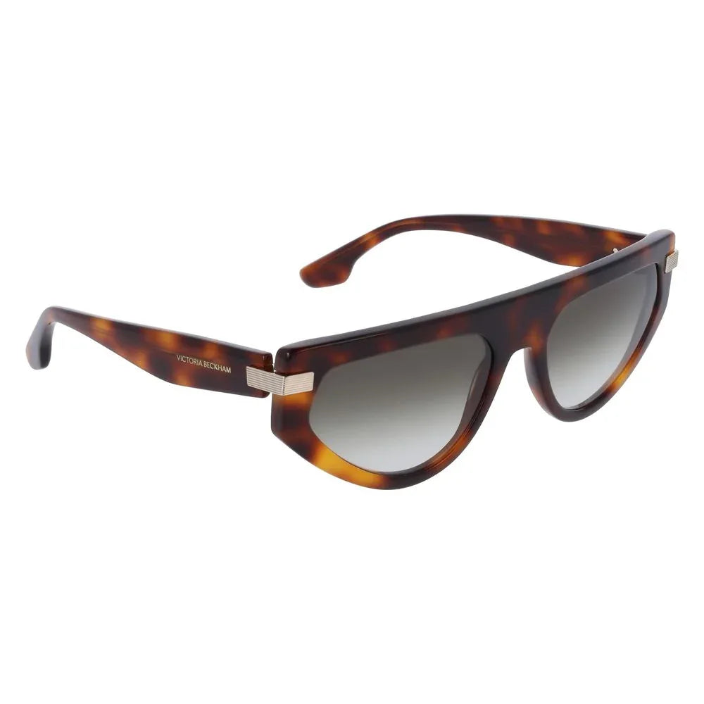 Victoria Beckham Brown Acetate Sunglasses - Zeiniez