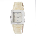 Laura Biagiotti Beige Stainless Steel Dress Watch