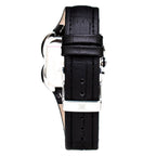 Laura Biagiotti Black Leather Dress Watch