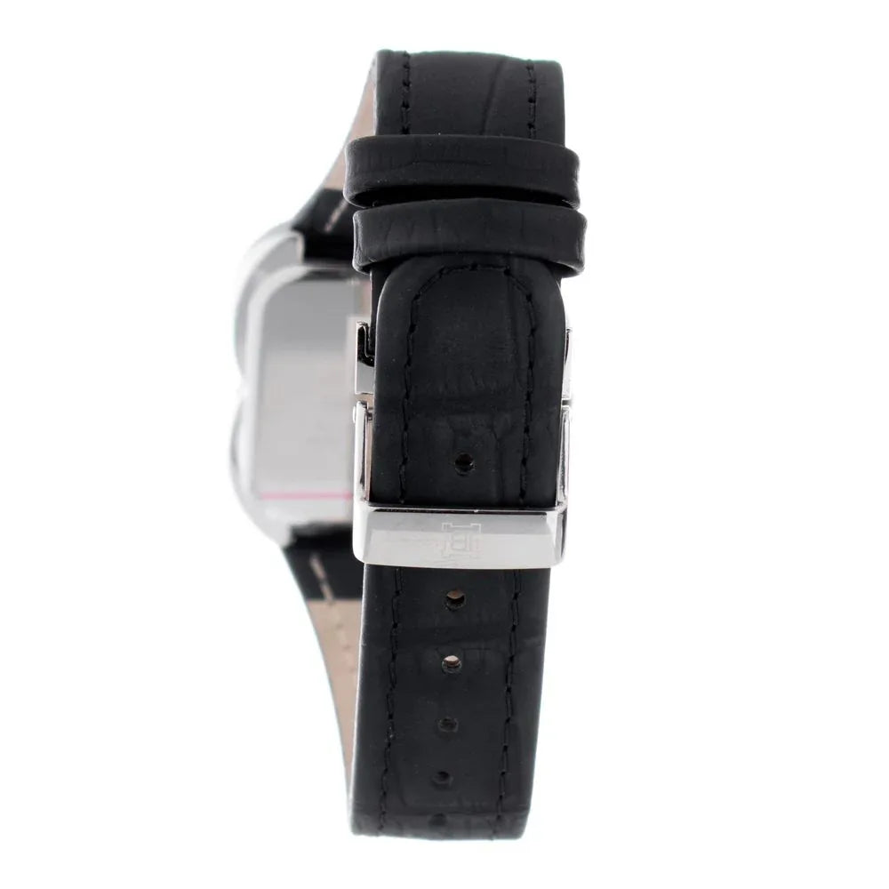 Laura Biagiotti Black Leather Dress Watch - Zeiniez