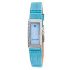 Laura Biagiotti Blue Leather Dress Watch