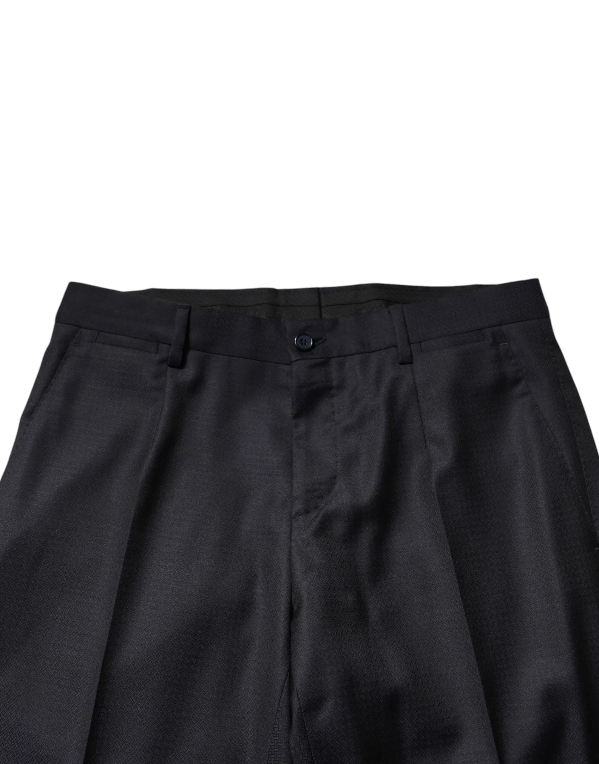 Dolce & Gabbana Black Wool Single Breasted Men 2 Piece Suit - Zeiniez