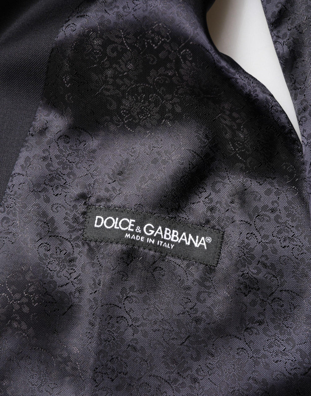Dolce & Gabbana Black Wool Single Breasted 3 Piece Men Suit - Zeiniez