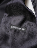 Dolce & Gabbana Blue Wool Single Breasted 3 Piece Men Suit