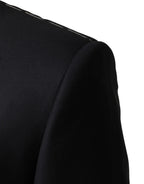 Dolce & Gabbana Black Wool Single Breasted 3 Piece Men Suit - Zeiniez