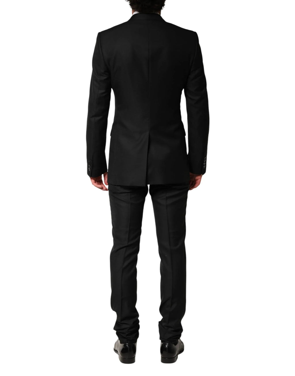 Dolce & Gabbana Black Embellished Single Breasted 2 Pc Suit - Zeiniez