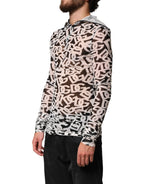 Dolce & Gabbana White DG Logo Long Sleeves Turtleneck Top - Zeiniez