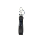 Prada Black Stainless Steel Keychain - Zeiniez