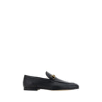 Gucci Black Calf Leather Bos Taurus Slip-On Loafers - Zeiniez