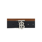 Burberry Black Calf Leather Bos Taurus Regular Belt Burberry