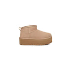 UGG Beige Suede Leather Ankle Boots - Zeiniez