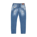 Displaj Blue Cotton Relaxed Fit Jeans - Zeiniez