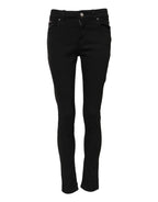Dolce & Gabbana Black Cotton Casual Skinny Denim Jeans - Zeiniez