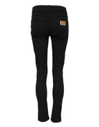 Dolce & Gabbana Black Cotton Casual Skinny Denim Jeans - Zeiniez
