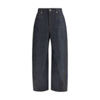 Givenchy Blue Cotton Casual Pants - Zeiniez