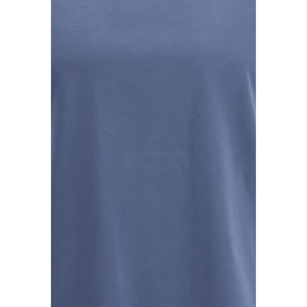 Brunello Cucinelli Blue Cotton T-Shirt - Zeiniez