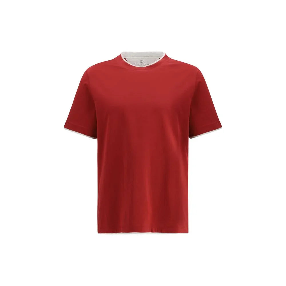 Brunello Cucinelli Multicolor Cotton T-Shirt - Zeiniez