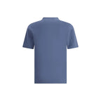Brunello Cucinelli Blue Cotton T-Shirt - Zeiniez