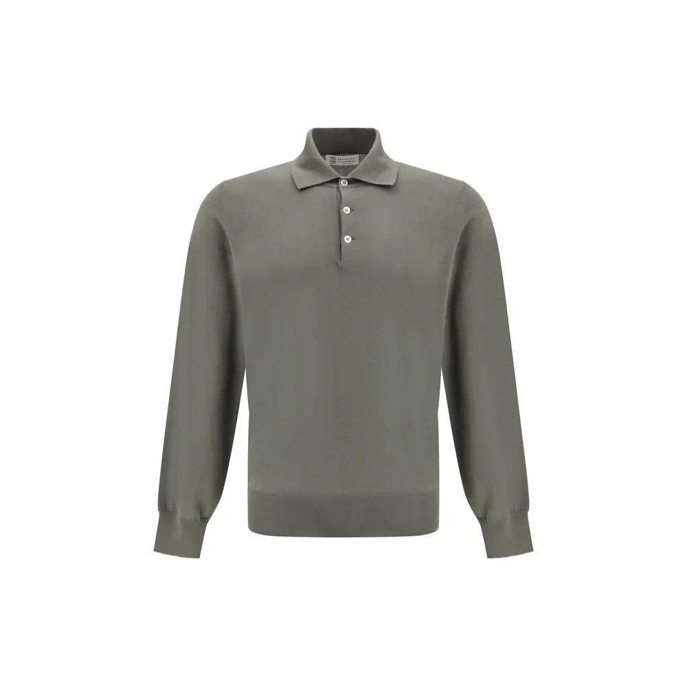 Brunello Cucinelli Bicolor Cotton Shortsleeve Shirt - Zeiniez