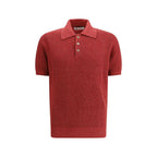 Brunello Cucinelli Multicolor Cotton Polo Shirt - Zeiniez