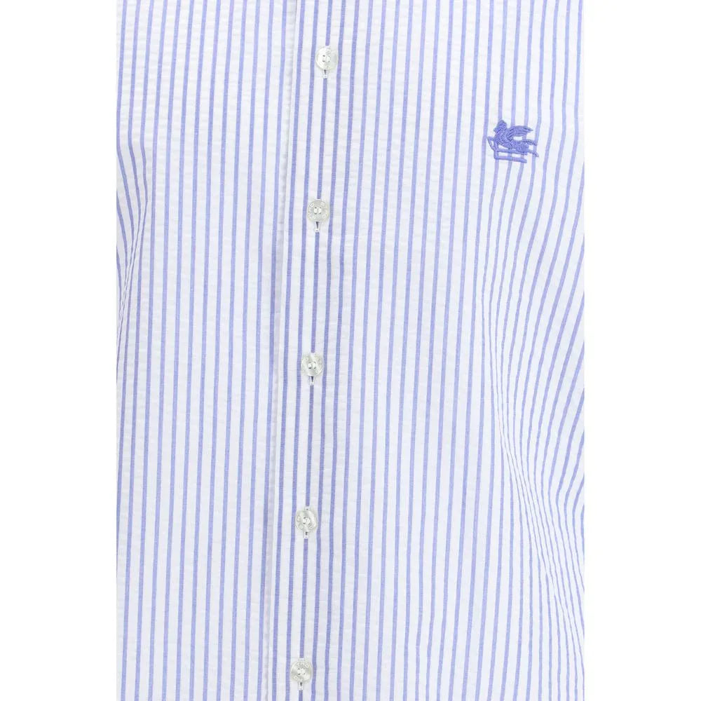 Etro Multicolor Cotton Dress Shirt - Zeiniez