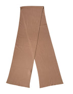 Dolce & Gabbana Brown Cashmere Knitted Neck Wrap Shawl Scarf - Zeiniez