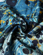 Dolce & Gabbana Multicolor Marble Square Foulard Scarf - Zeiniez