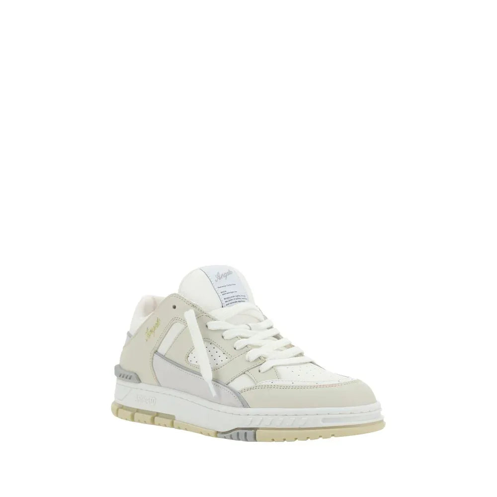 Axel Arigato White Calf Leather Bos Taurus Low Top Sneakers - Zeiniez
