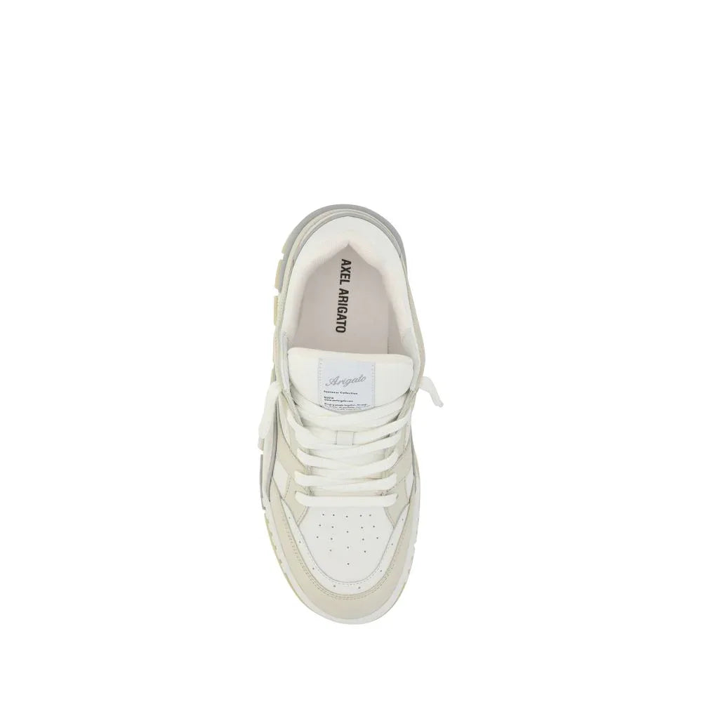 Axel Arigato White Calf Leather Bos Taurus Low Top Sneakers - Zeiniez
