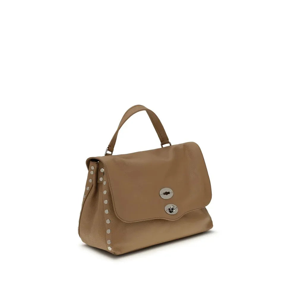 Zanellato Brown Calf Leather Bos Taurus Shoulder Bag - Zeiniez