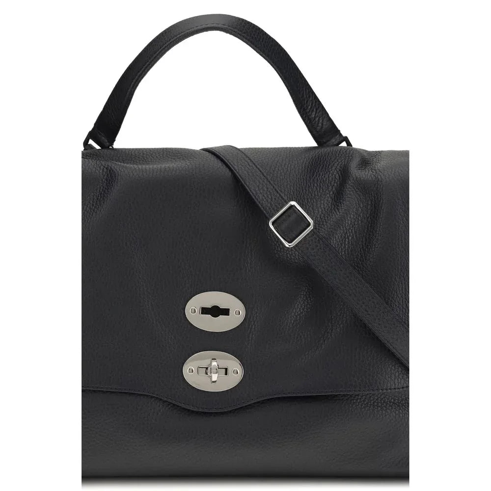 Zanellato Blue Calf Leather Bos Taurus Shoulder Bag - Zeiniez