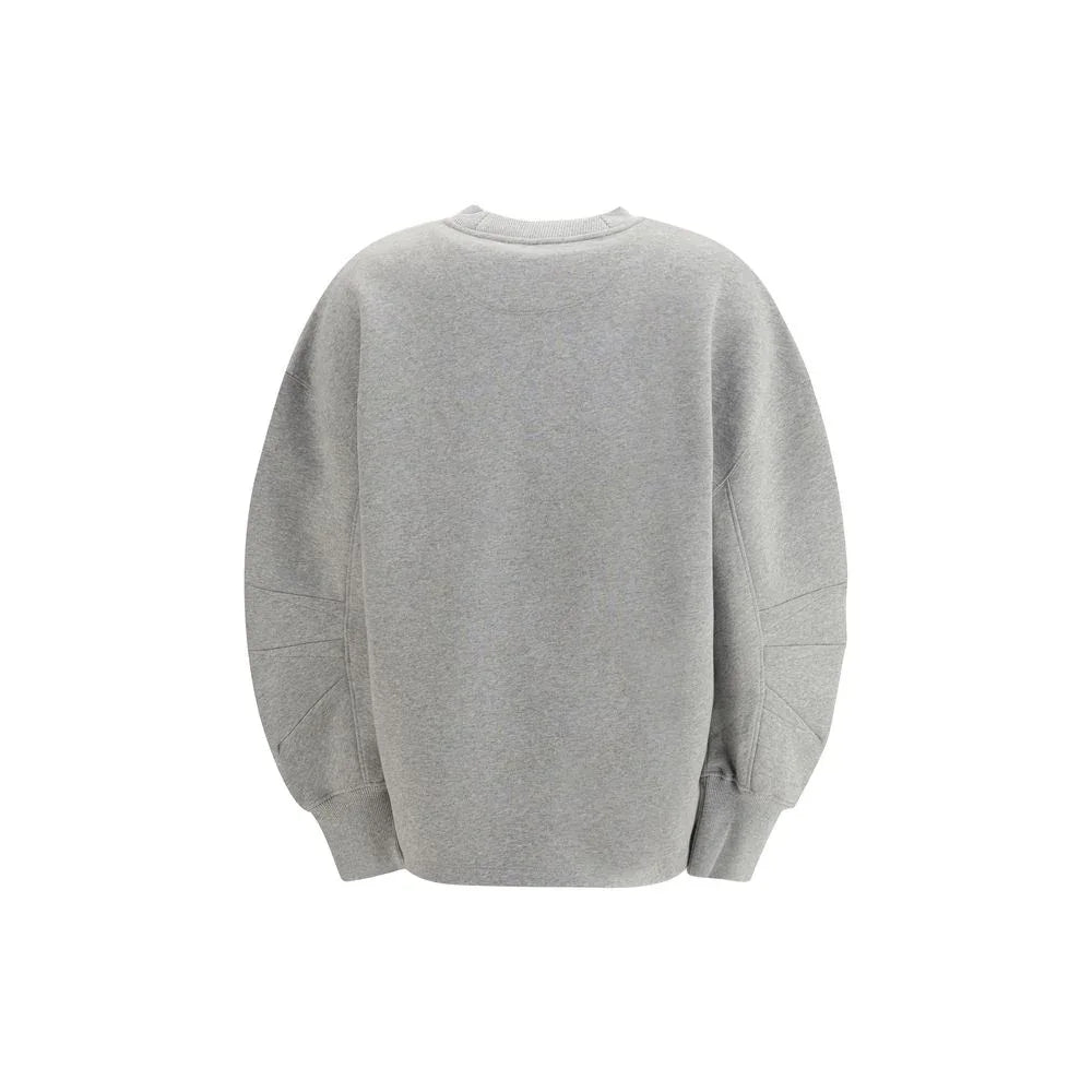 The Attico Gray Cotton Sweatshirt - Zeiniez