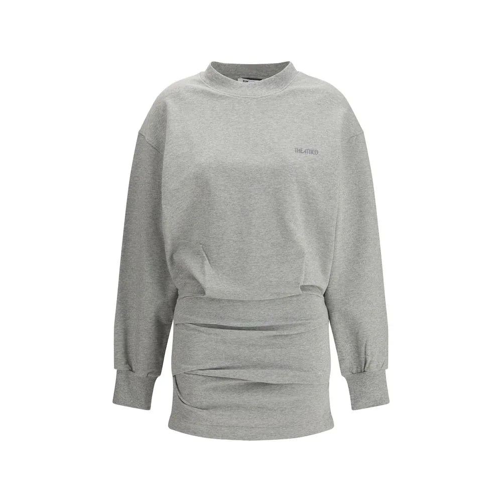 The Attico Gray Cotton Casual Dress - Zeiniez