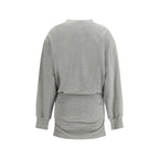 The Attico Gray Cotton Casual Dress - Zeiniez