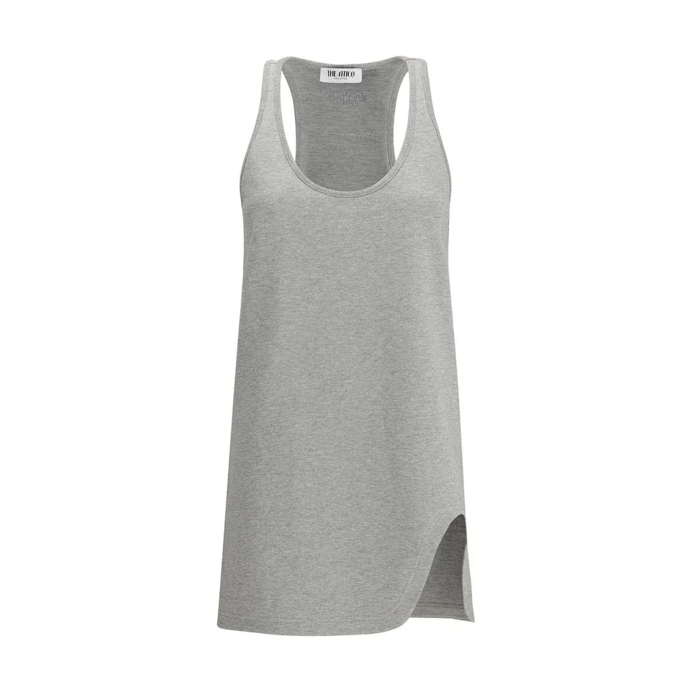 The Attico Gray Cotton Casual Dress - Zeiniez