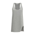The Attico Gray Cotton Casual Dress - Zeiniez