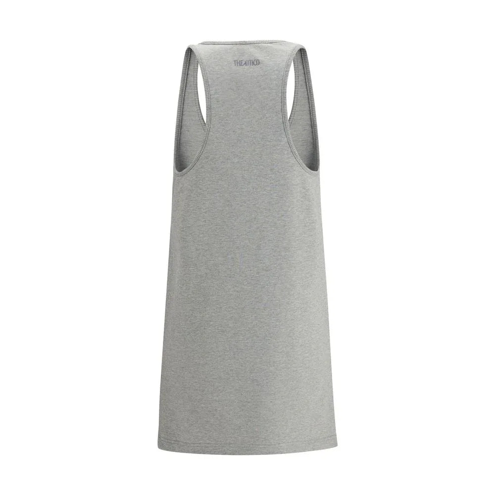 The Attico Gray Cotton Casual Dress - Zeiniez