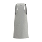 The Attico Gray Cotton Casual Dress - Zeiniez